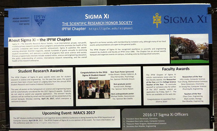 IPFW Student Research Symposium 2017