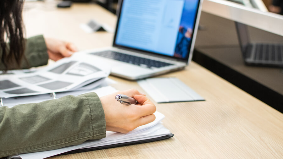 A student preparing a proposal