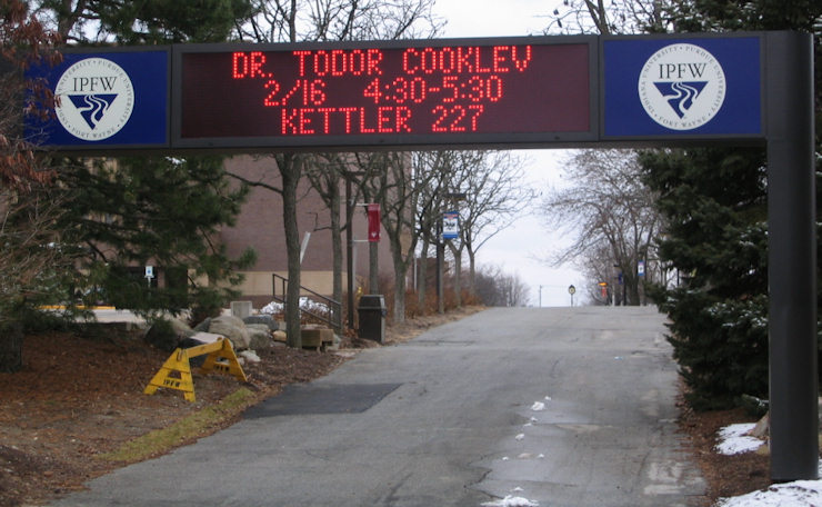 Sign by Library