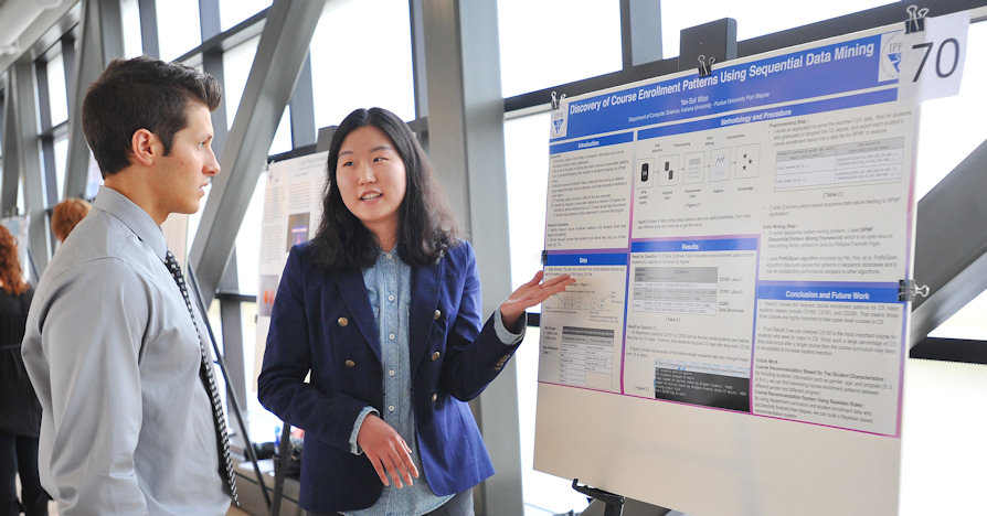 IPFW Student Research Symposium and Sigma Xi Awards - photo by E. Denman