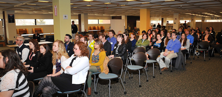 IPFW Student Research Symposium and Sigma Xi Awards - photo by E. Denman