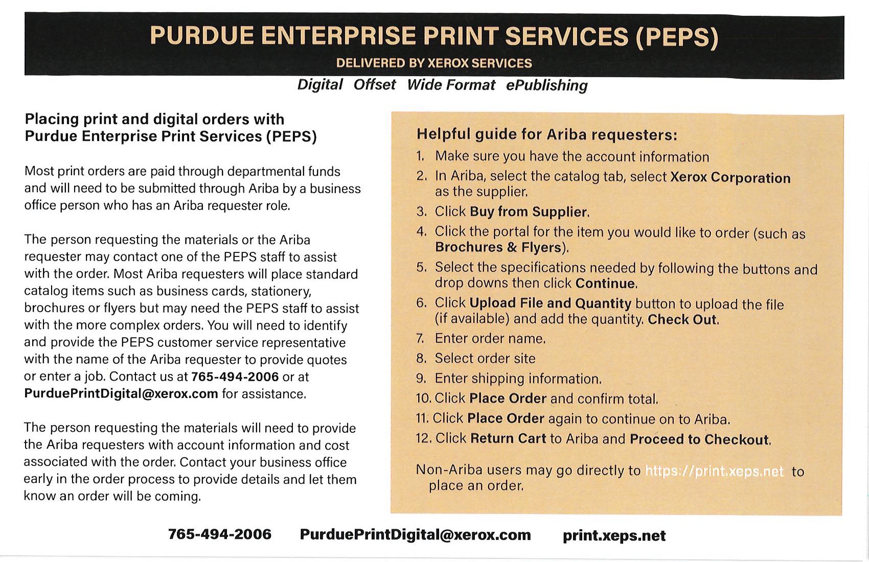 Xerox quick reference