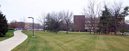 The Library Lawn (Facing Helmke Library)