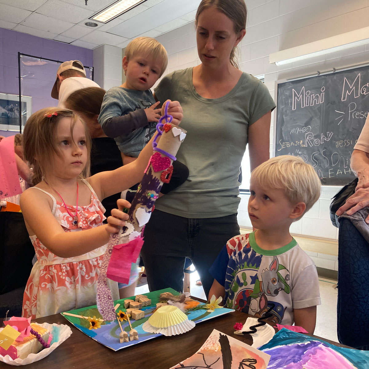 Crafts made at camp