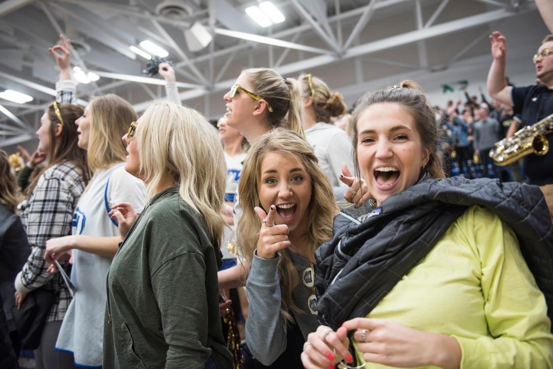 fans cheering