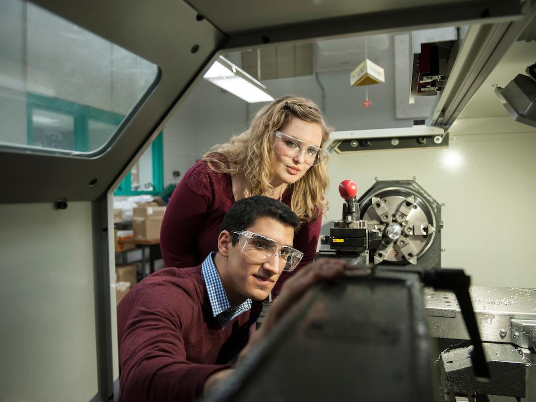 Students in a lab