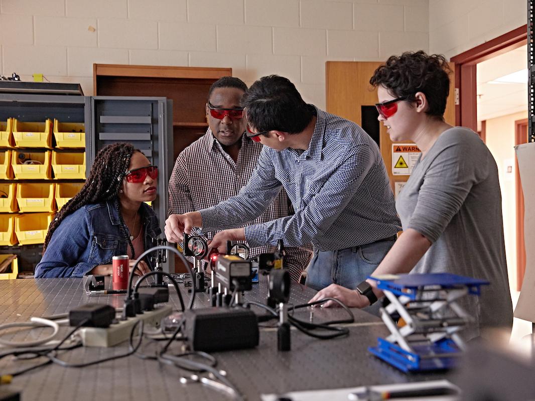 Students in lab