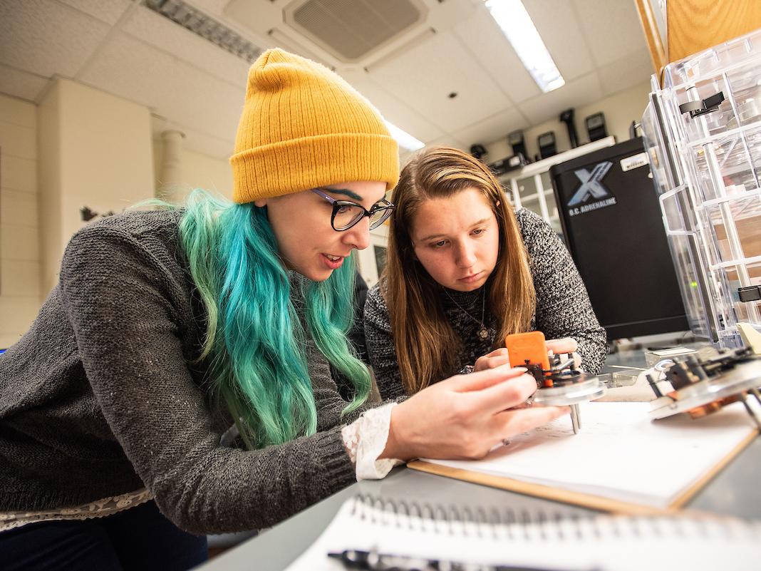 Students in lab