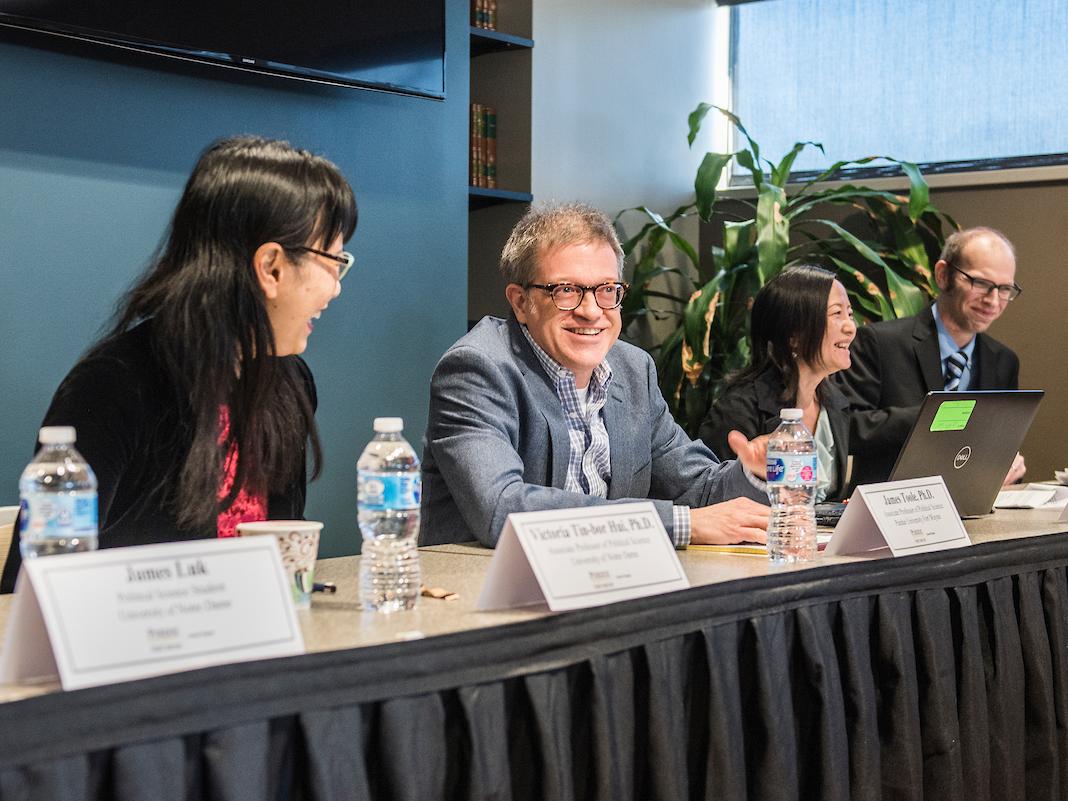 Professors on a panel