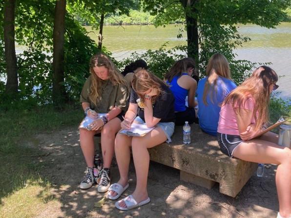 Appleseed Summer Camp outside