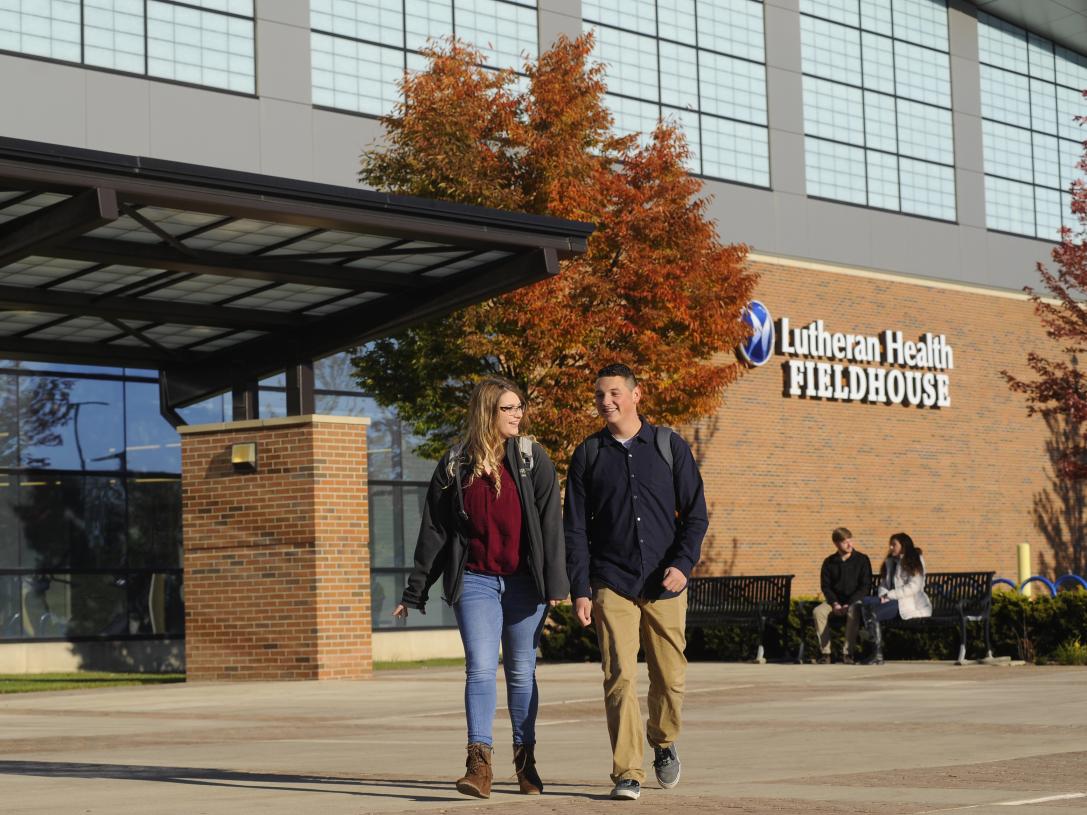 Lutheran Health Fieldhouse located on the main campus.