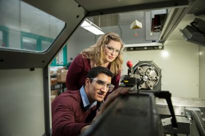 Students in a lab