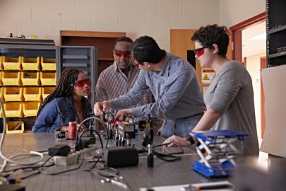 Students in lab