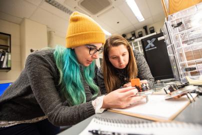 Students in lab