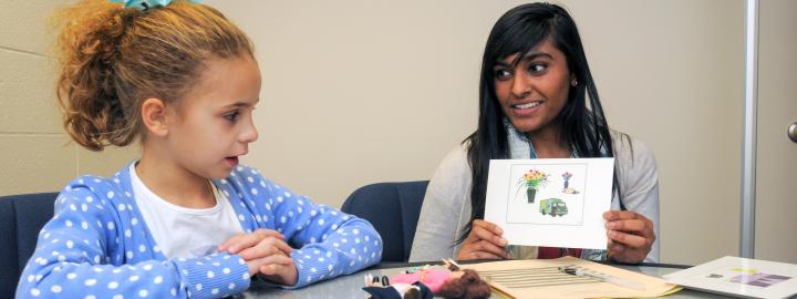 Student with child