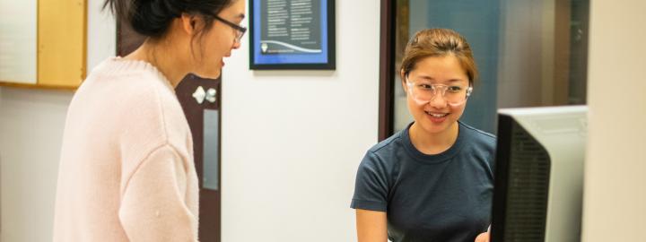 Students and computer