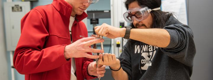 Students in lab