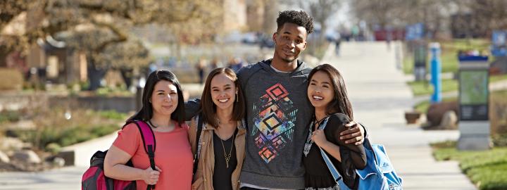 Students outdoors