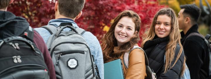 Students outdoors