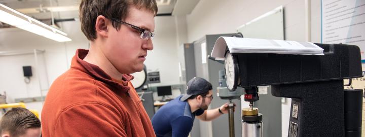 Students in a lab