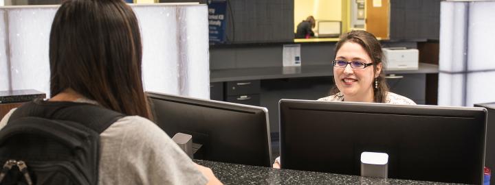 Registrar desk