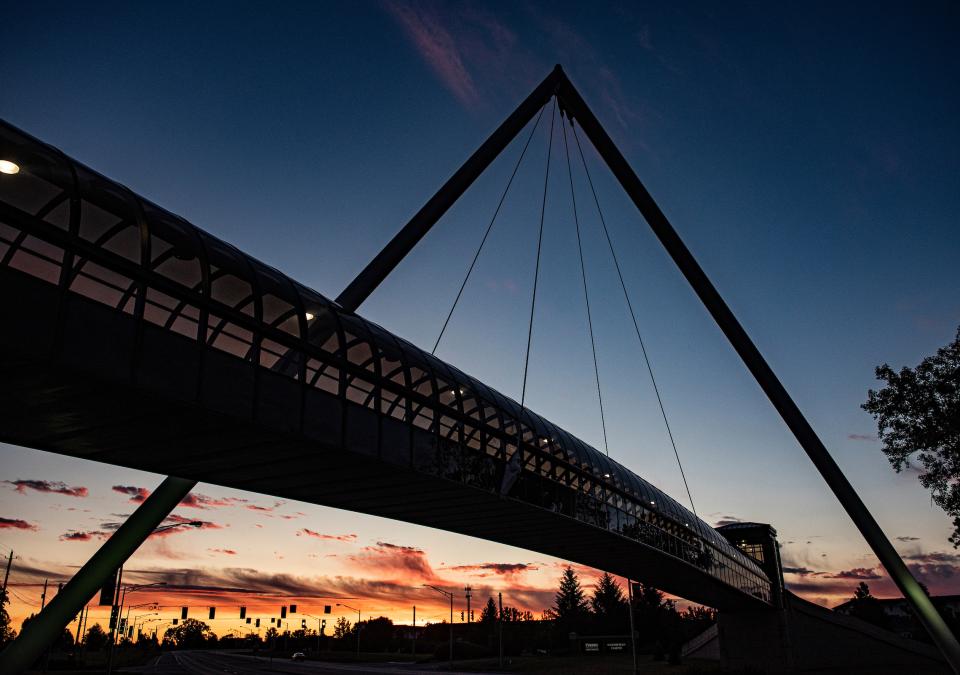 Bridge at sunset