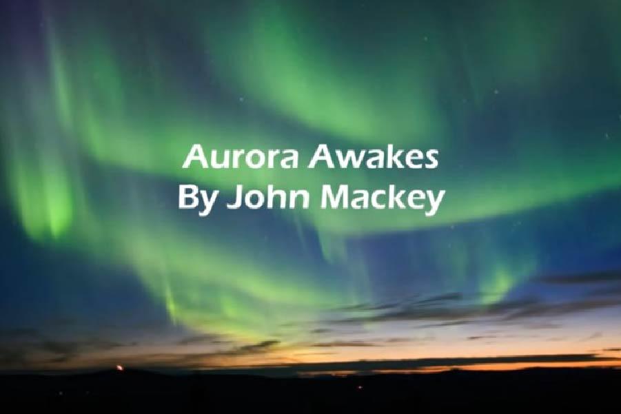 aurora awakens, by john mackey