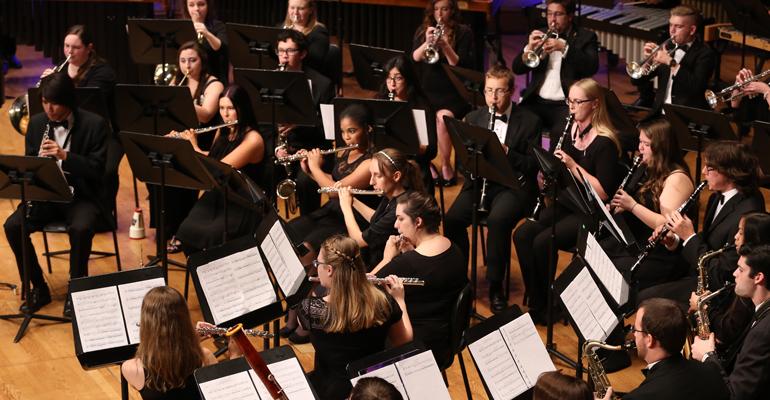 Concert Band performing