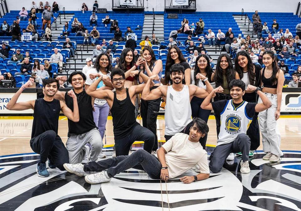 Members of the Bollywood Jhoom student organization at Purdue Fort Wayne