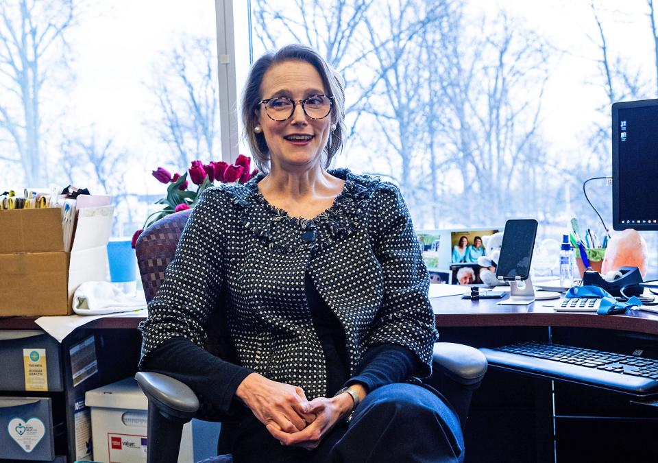 Rachel Blakeman in her office.