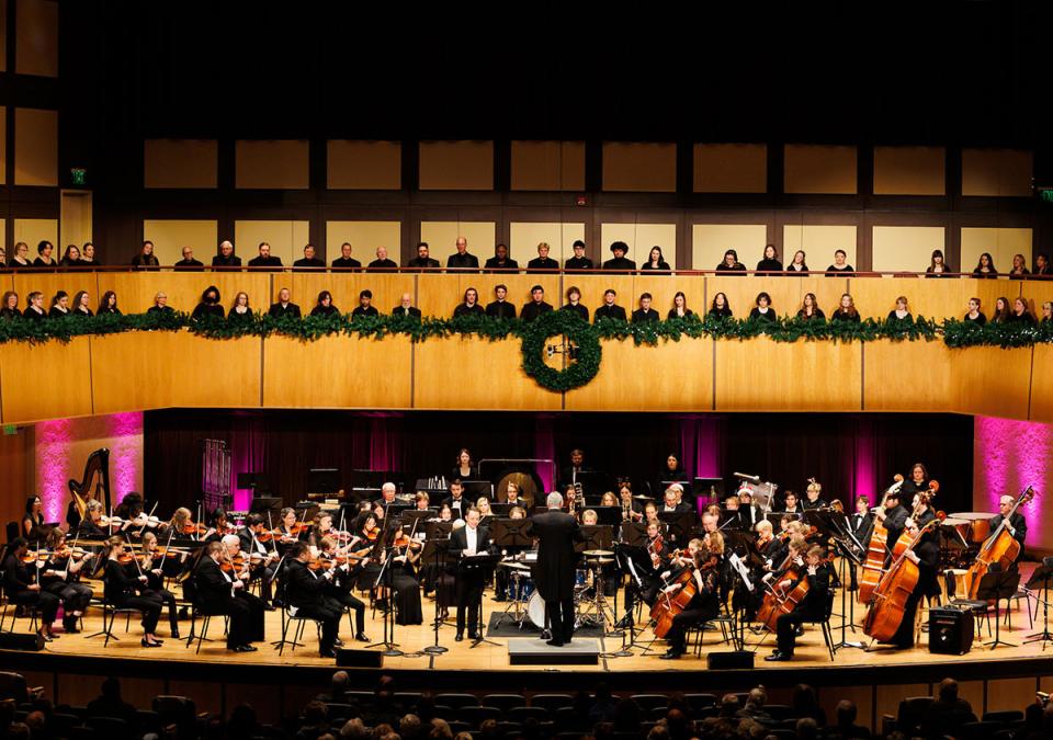 Home for the Holidays concert in Auer Performance Hall