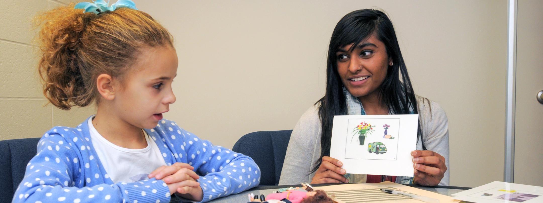 Student with child