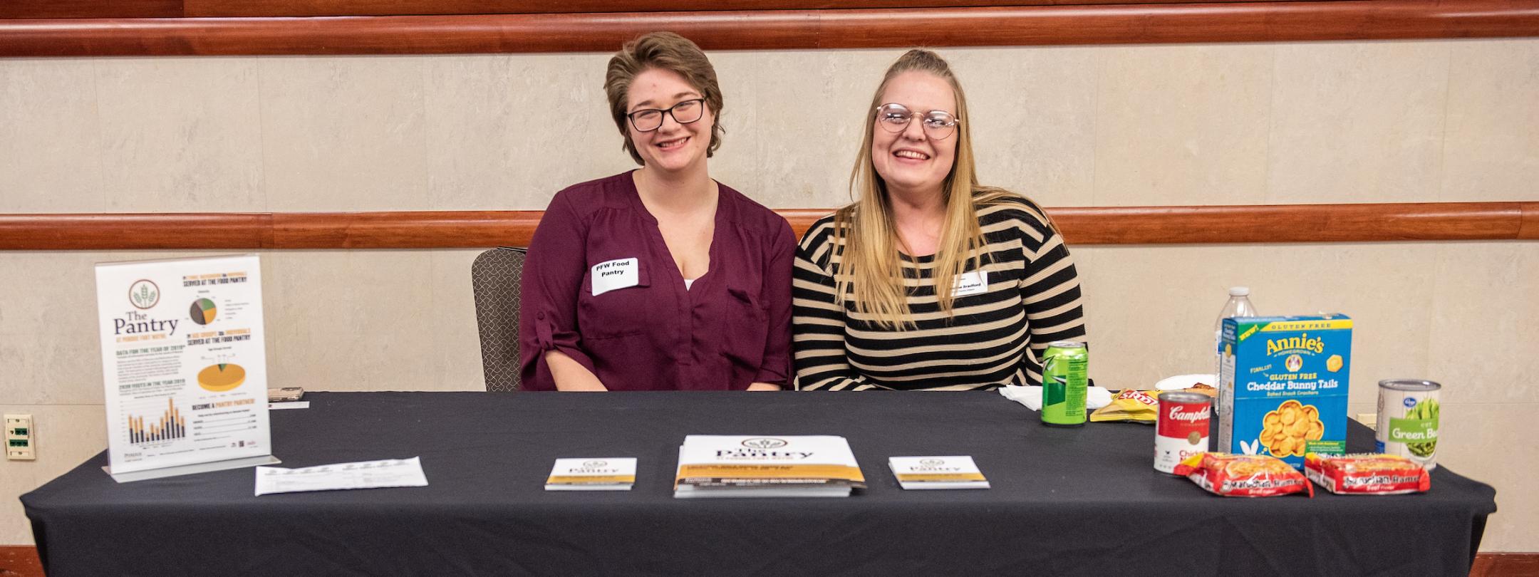 Students at event