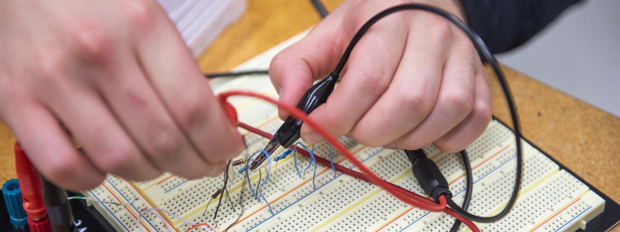 Photo of a circuit board