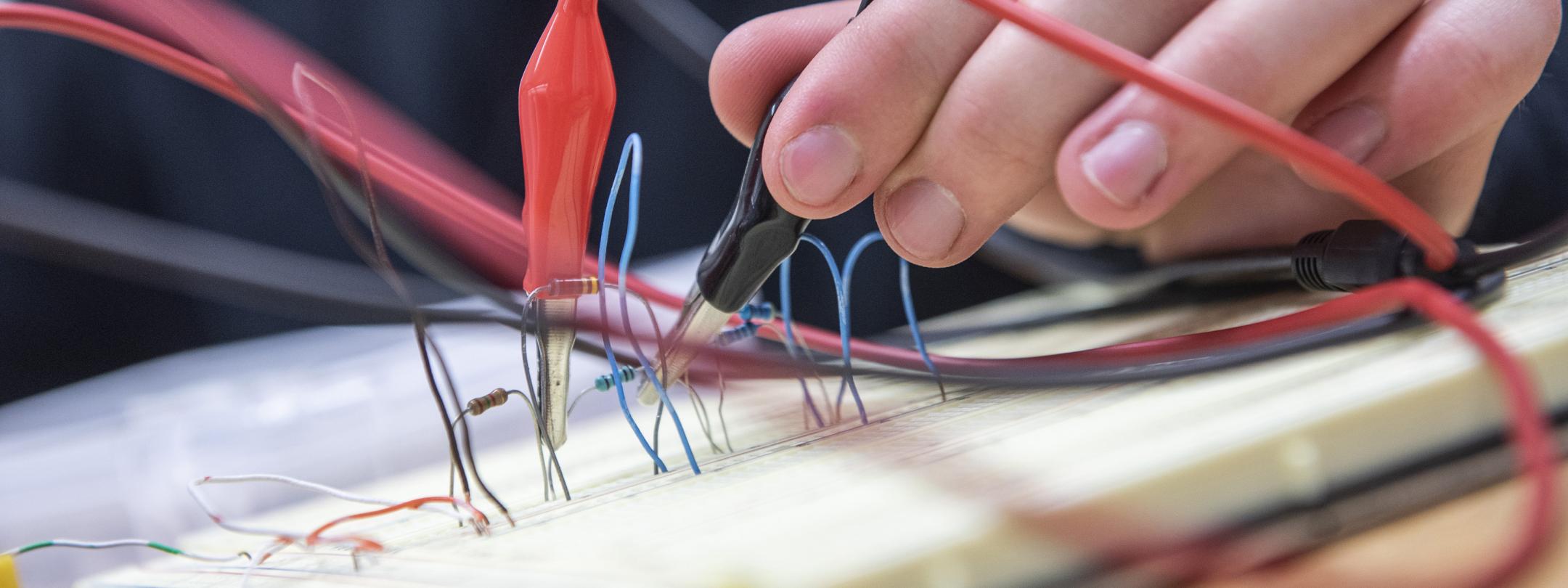 Photo of a circuit board