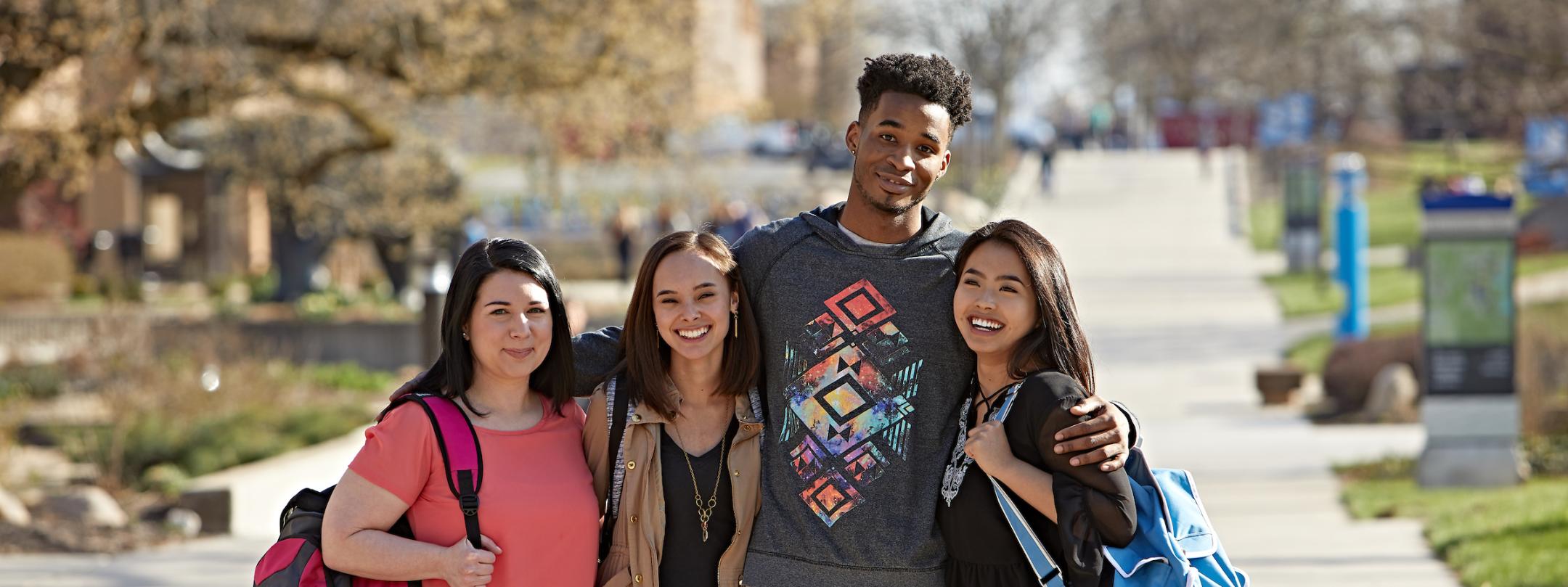 Students outdoors