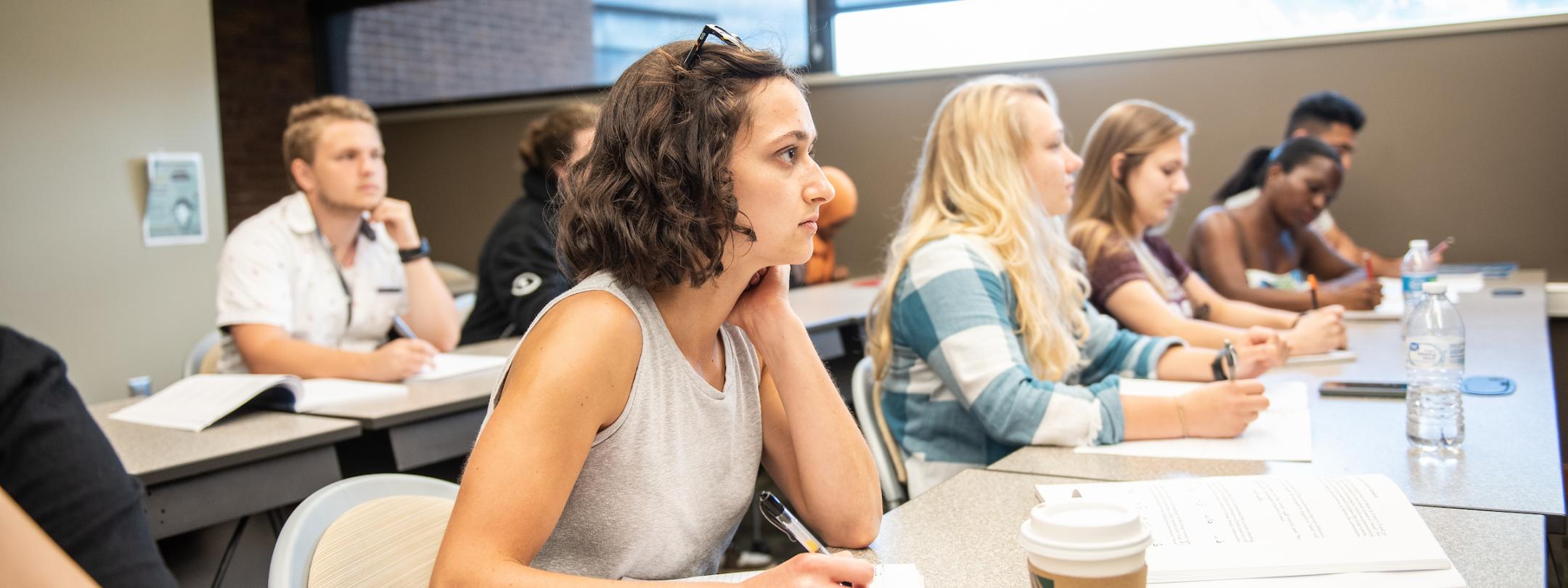 Students in class