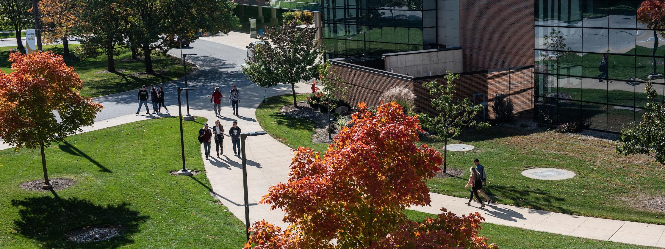 Campus from an aerial view