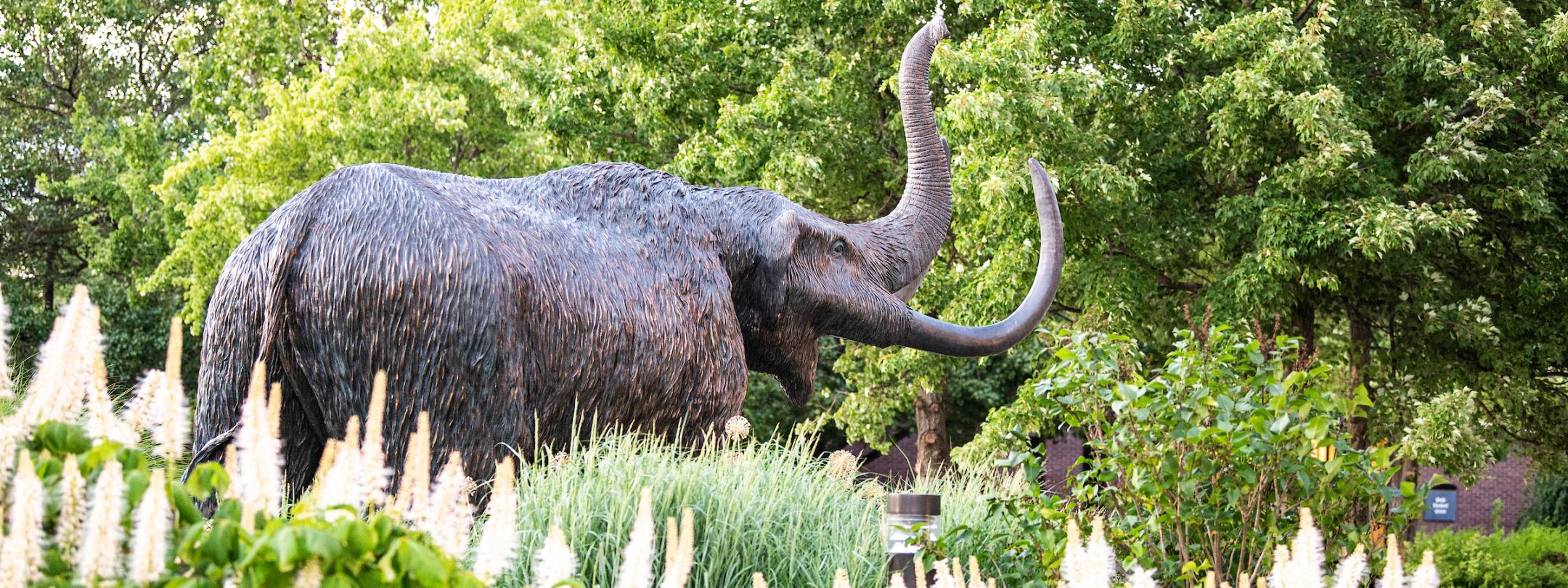 Mastodon statue