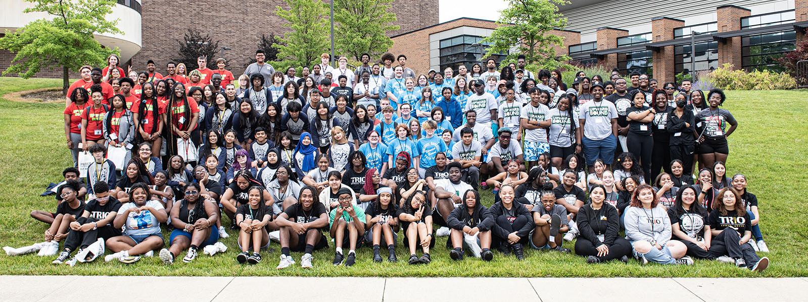 Group photo of TRIO Upward Bound Summer Program