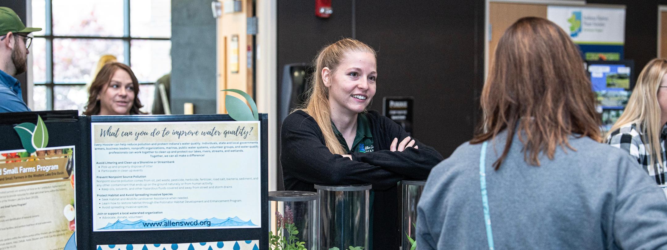 Students and guests at the ERC Conservation Conversation.
