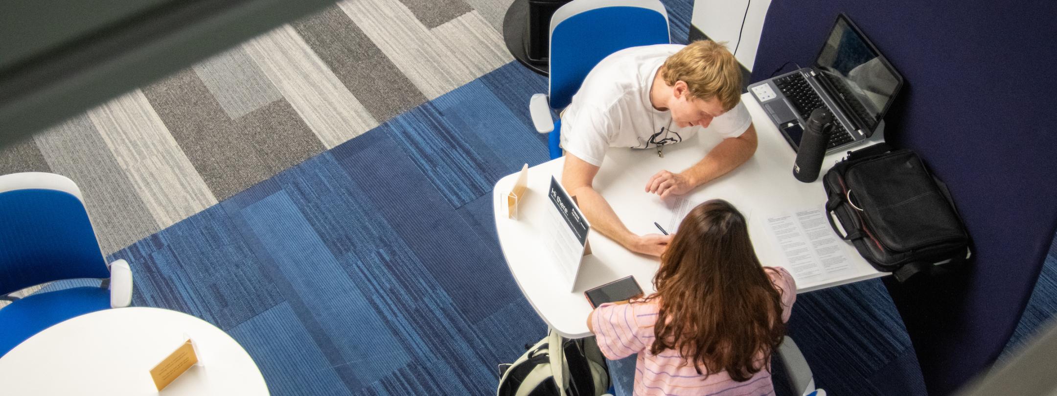 Students in the Writing Center