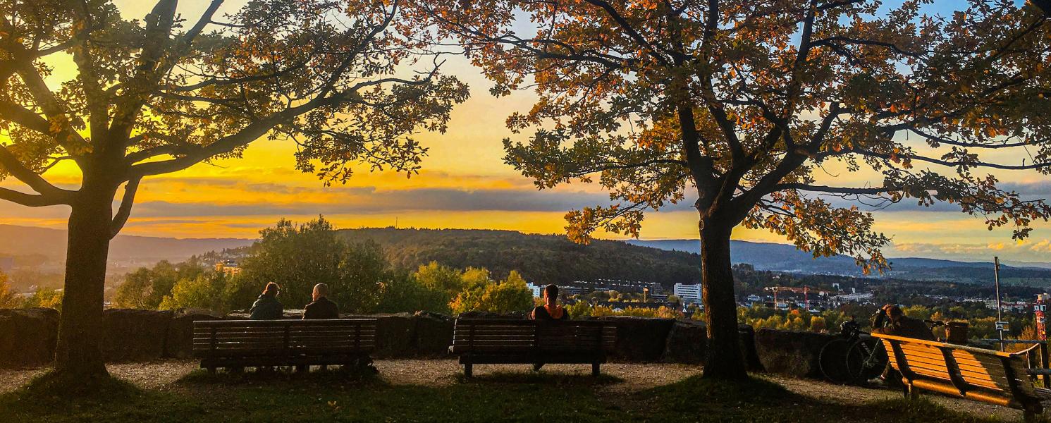 Study abroad photo sunset.