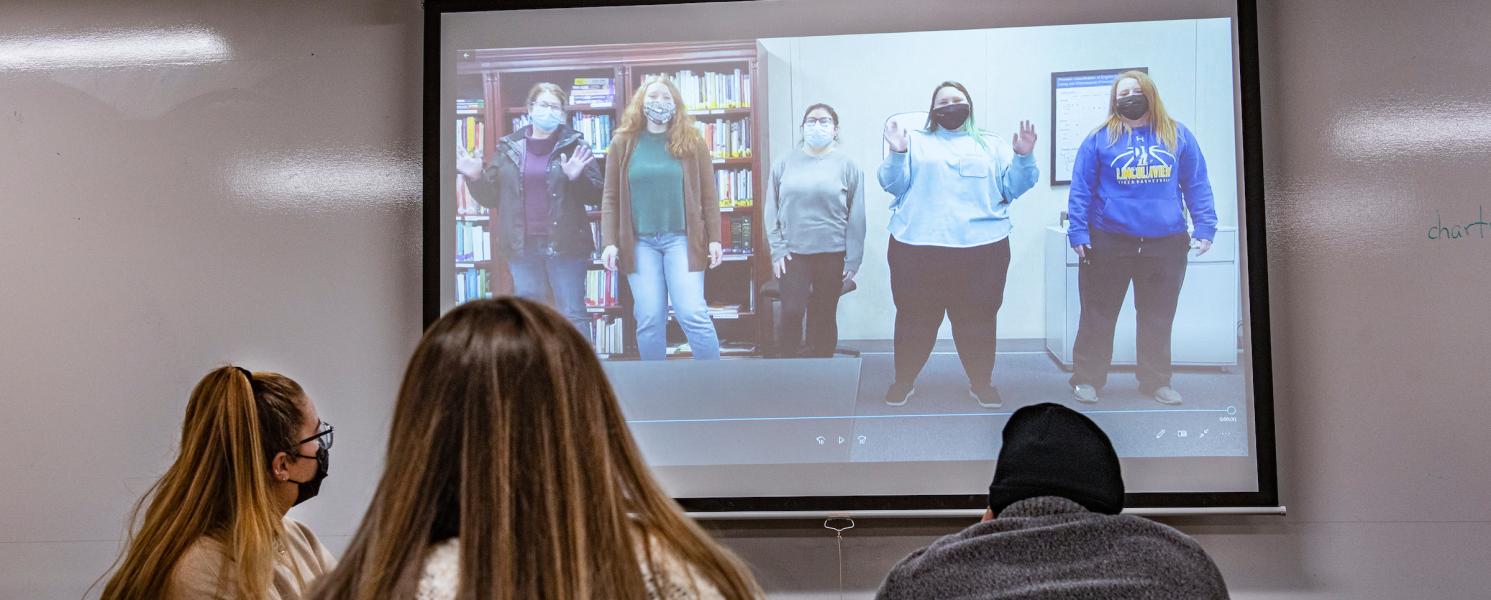 Students in a CSD class.