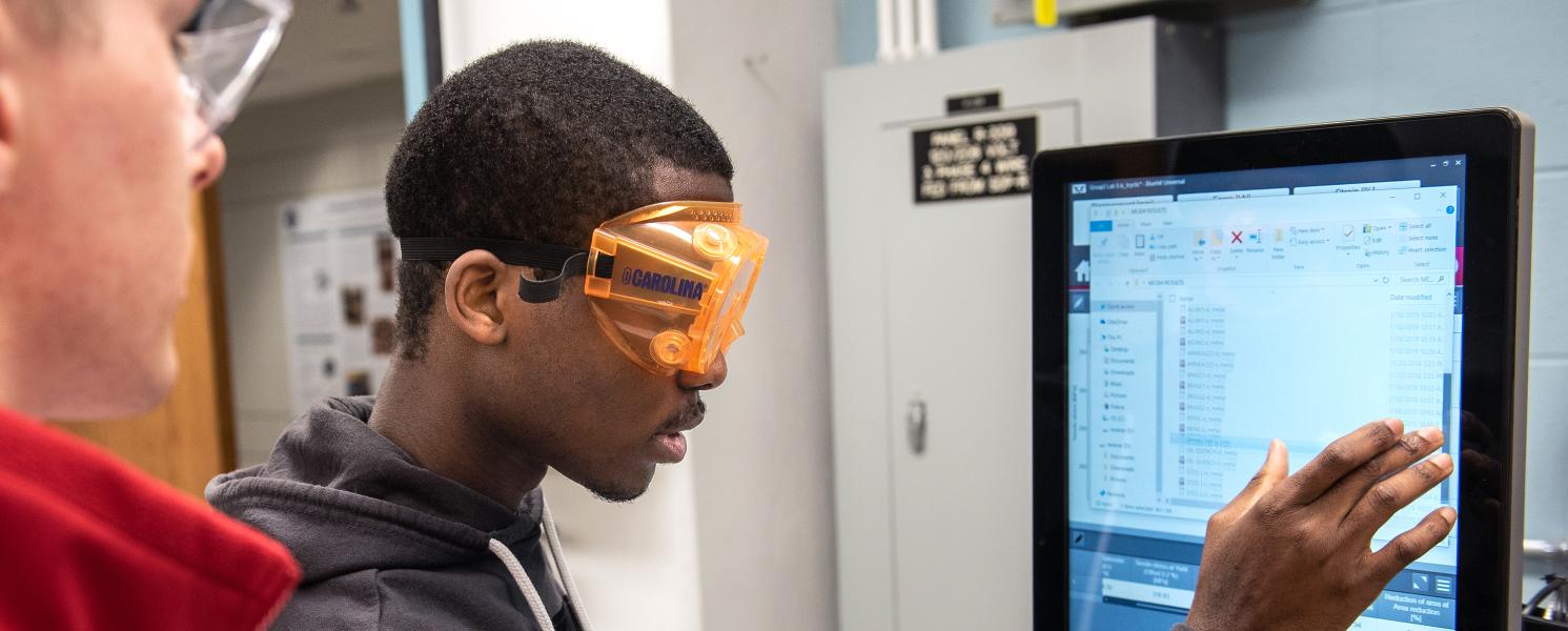 Students in a lab