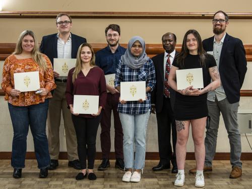 2022 Alpha Phi Sigma Inductees