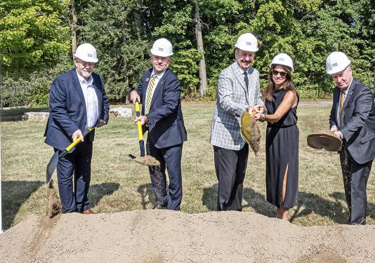 Groundbreaking ceremony for the new Music Industry Building