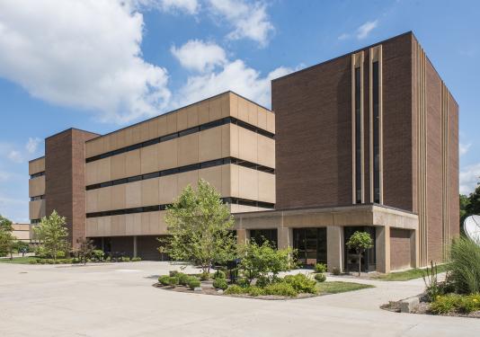 Helmke library located on the main campus.