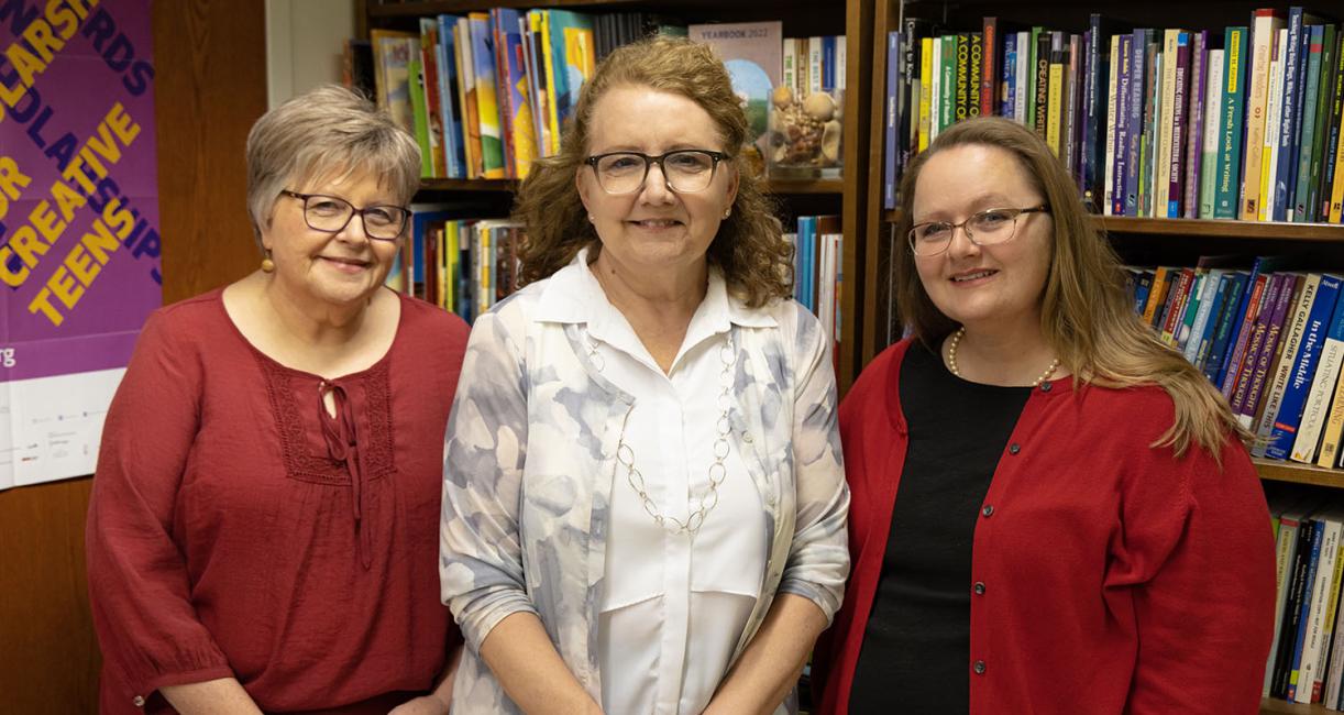 Photo of Terry Springer, Karol Dehr, and Amy Dreibelbis