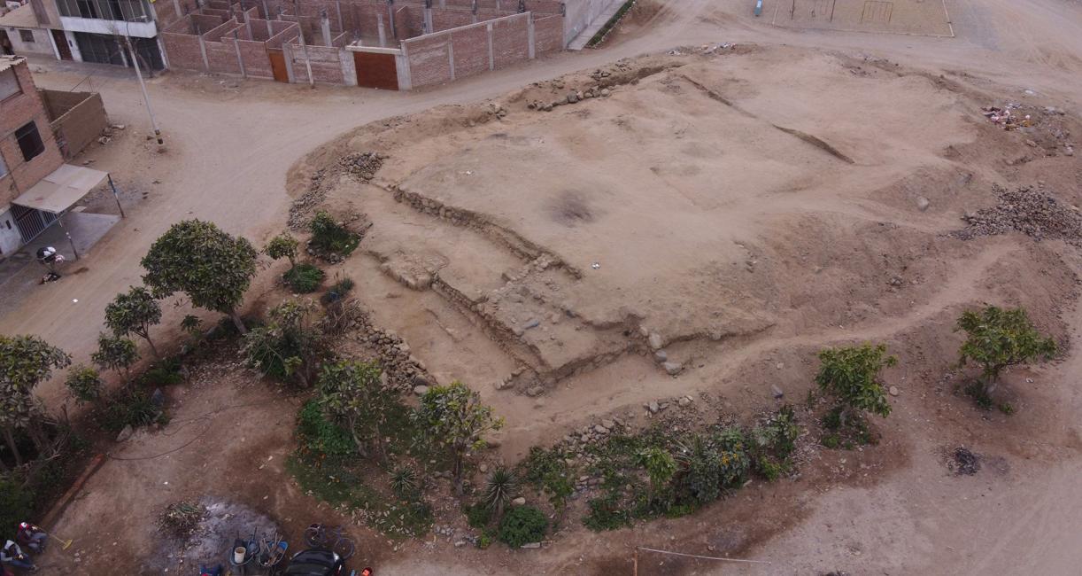 Drone image of Pampa la Cruz Monticulo